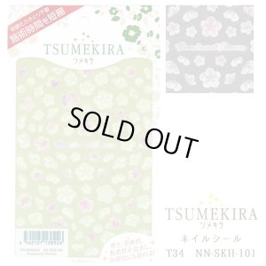 画像1: 【ツメキラ25%OFF】T34 Translucent Flowers ネイルシール NN-SKH-101 38926