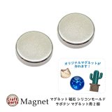マグネット 磁石 シリコンモールド サボテン マグネット用 2個