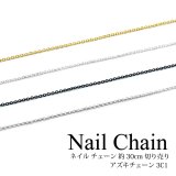 ネイル チェーン 約30cm 切り売り アズキチェーン 3C1