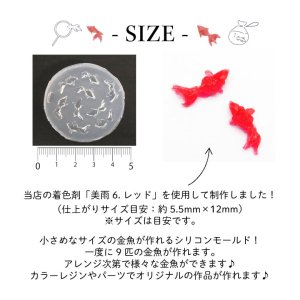 画像3: シリコンモールド 金魚 210
