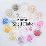 ネイル オーロラ シェル フレーク ケース入り