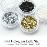 ネイル ホログラム リトル スター 1mm ケース入り
