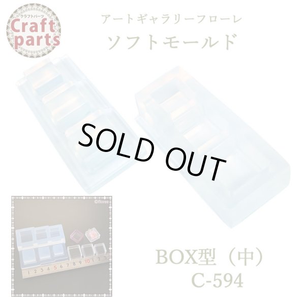 画像1: 【10%OFF 】A050 アートギャラリーフローレ ソフトモールド C-594 BOX型（中） (1)